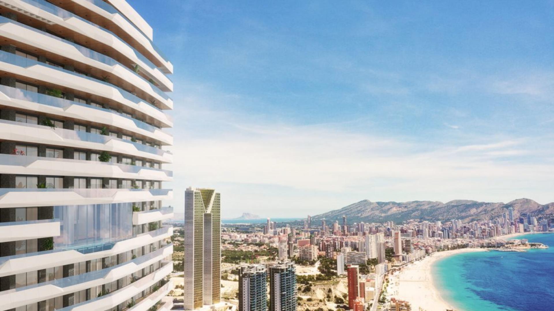 Benidorm - Wohnungen mit wunderschönem Meerblick in Medvilla Spanje