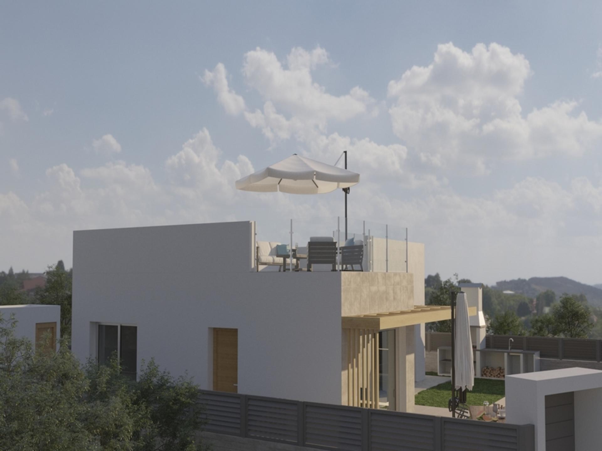 Neubauvilla mit Meerblick in Polop de la Marina in Medvilla Spanje