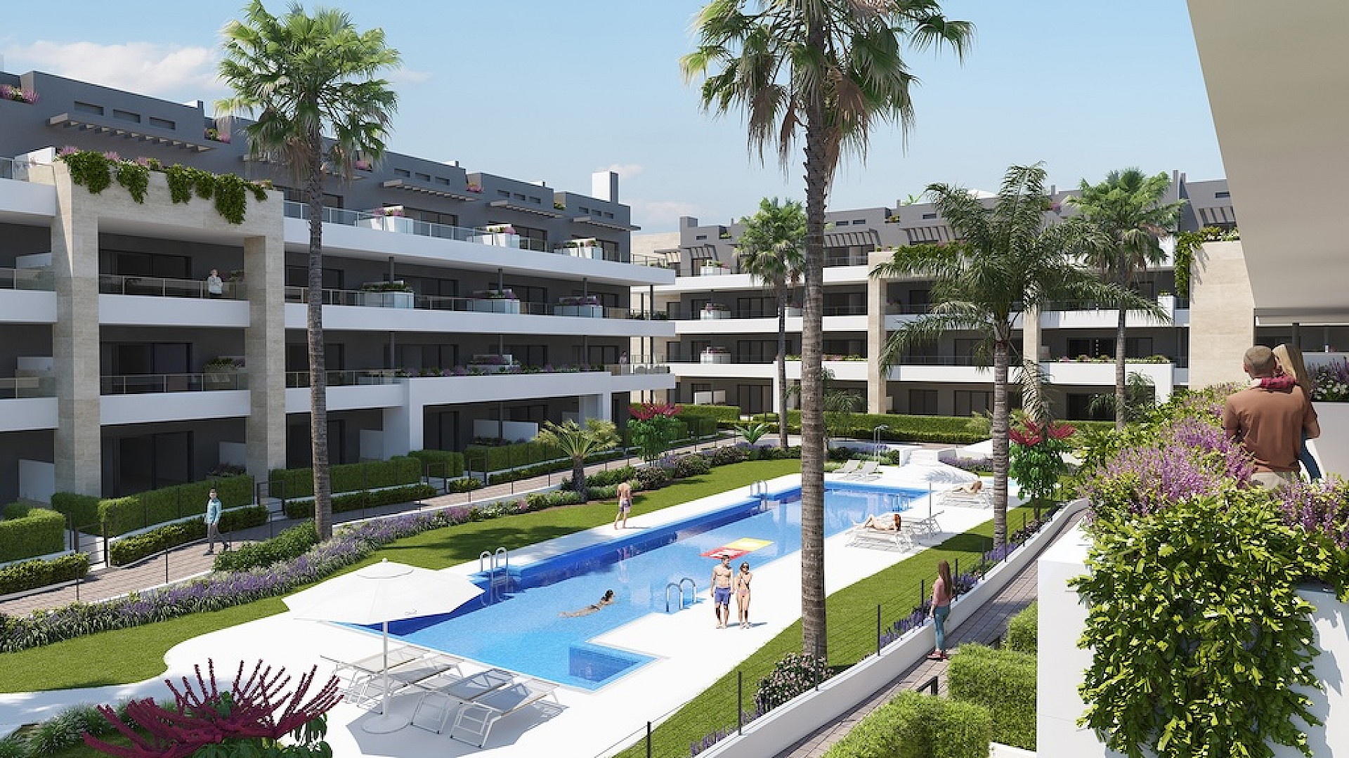 2 Schlafzimmer Apartment mit Terrasse In Playa Flamenca - Orihuela Costa - Neubau in Medvilla Spanje