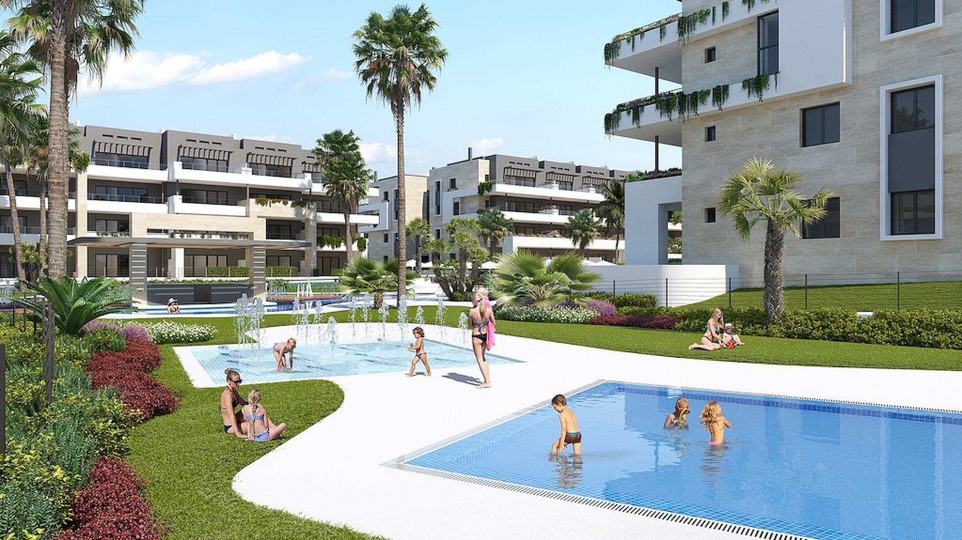 2 Schlafzimmer Wohnung mit Garten In Playa Flamenca - Orihuela Costa - Neubau in Medvilla Spanje