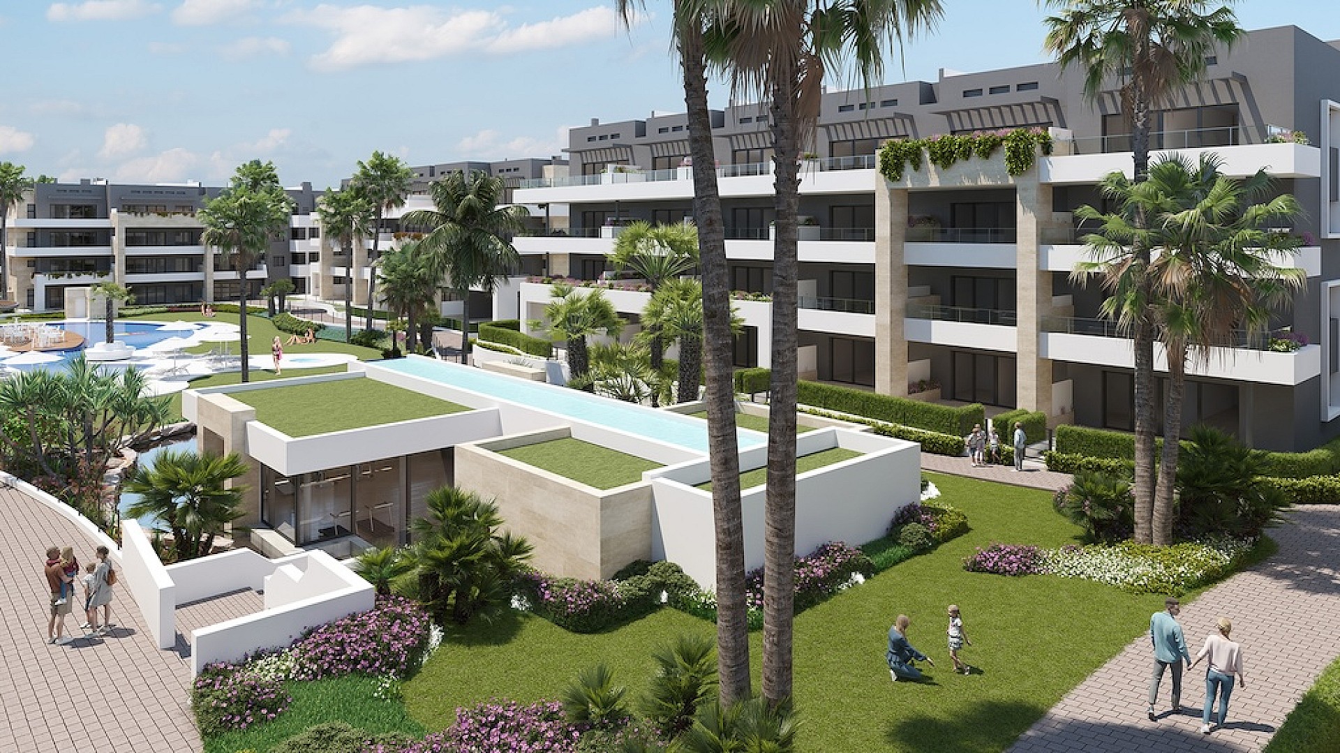 Apartments 500 m vom Strand entfernt in Playa Flamenca, Orihuela in Medvilla Spanje