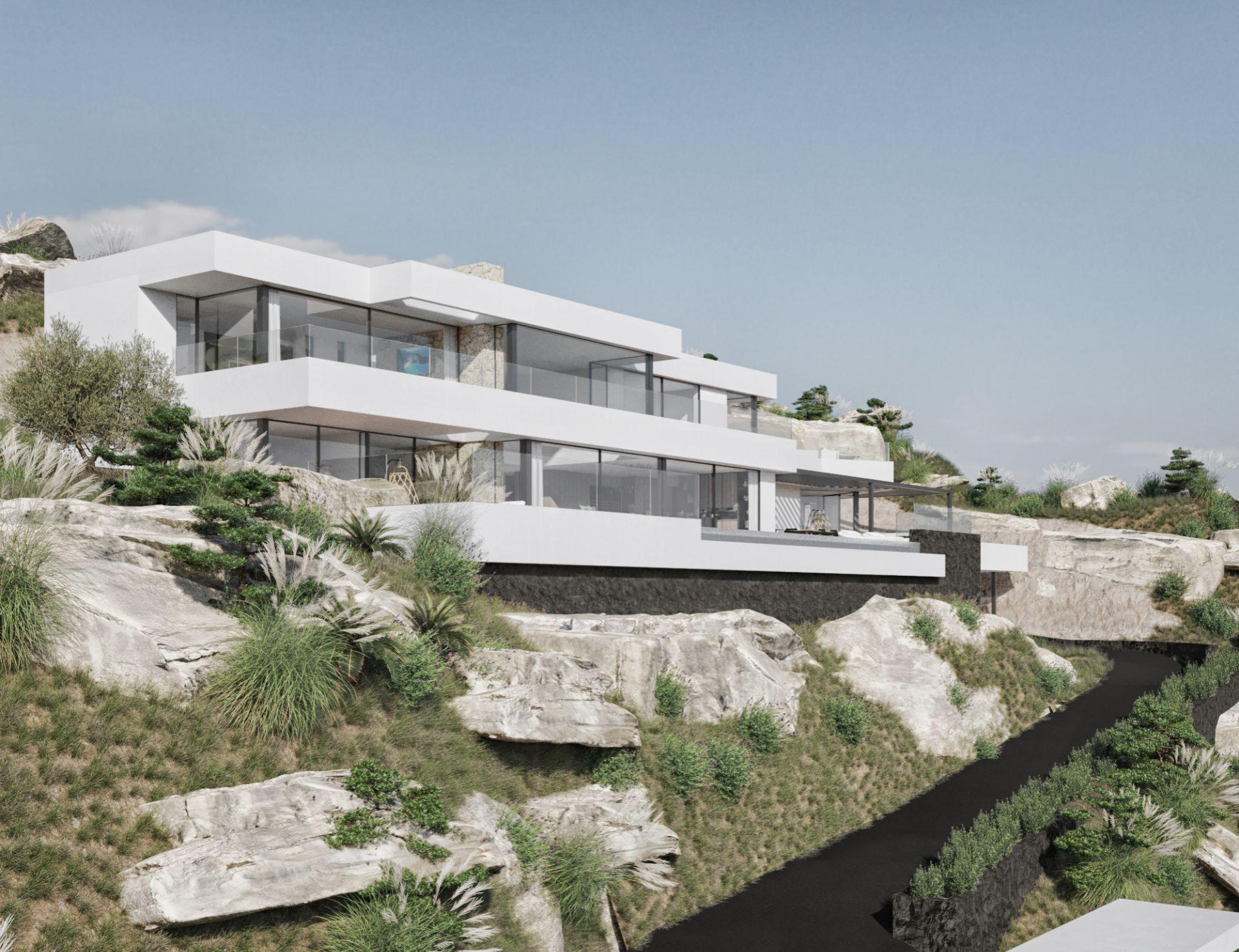 Villa mit wunderschönem Meerblick in Altea Hills in Medvilla Spanje