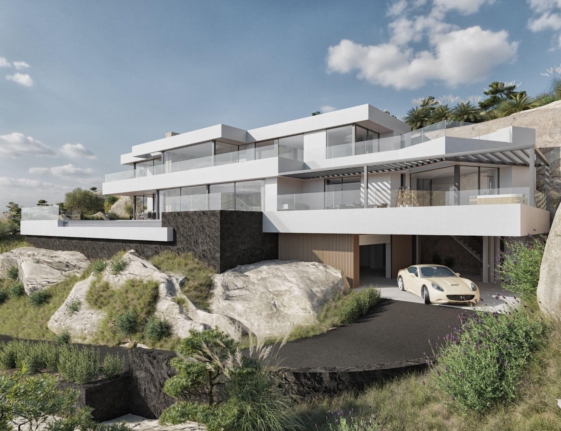 Villa mit wunderschönem Meerblick in Altea Hills in Medvilla Spanje