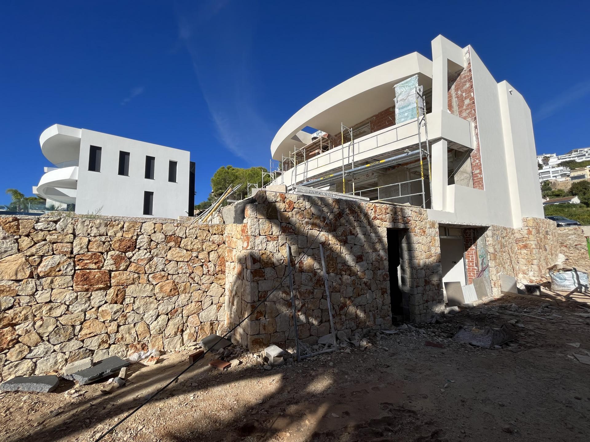 Luxusvilla mit Meerblick in Moraira in Medvilla Spanje