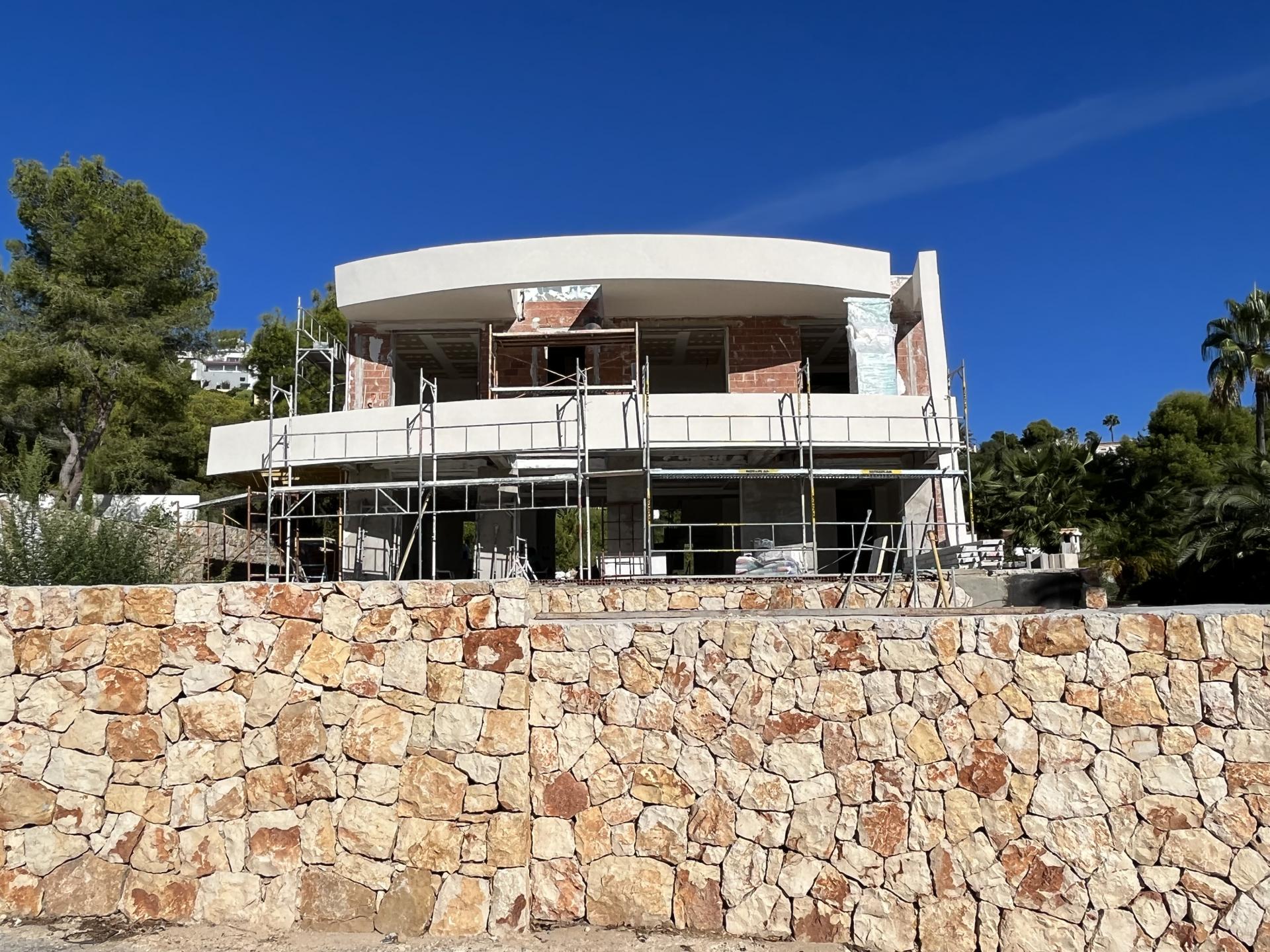 Luxusvilla mit Meerblick in Moraira in Medvilla Spanje