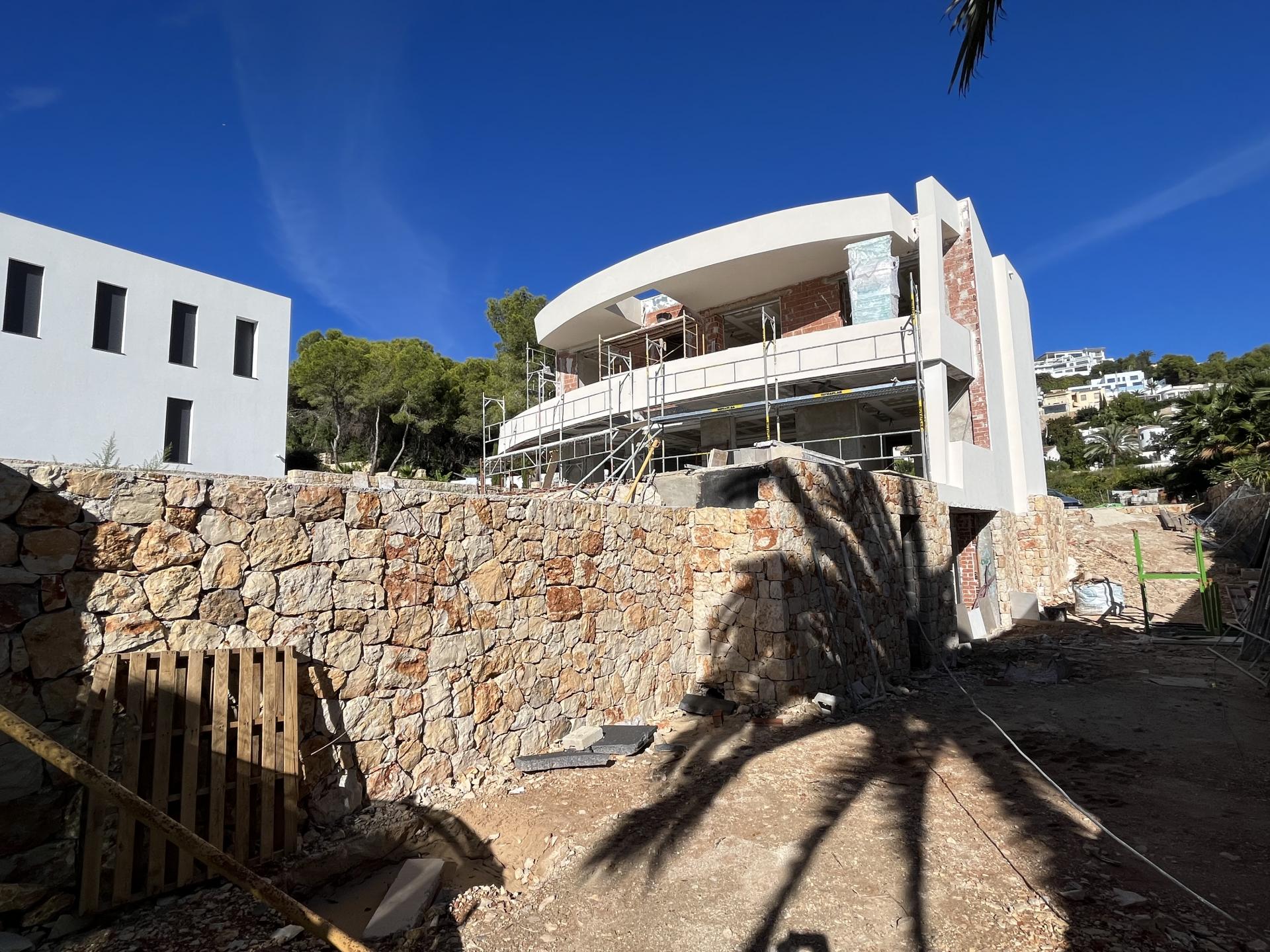 Luxusvilla mit Meerblick in Moraira in Medvilla Spanje