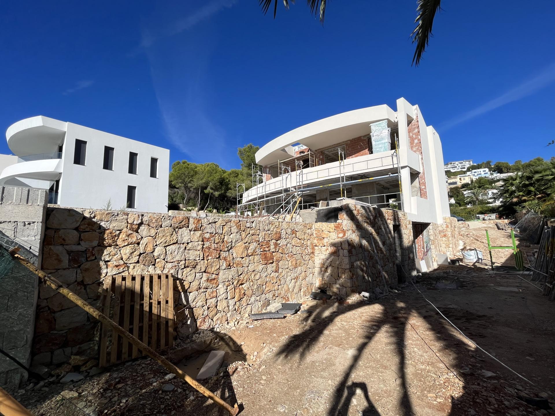 Luxusvilla mit Meerblick in Moraira in Medvilla Spanje