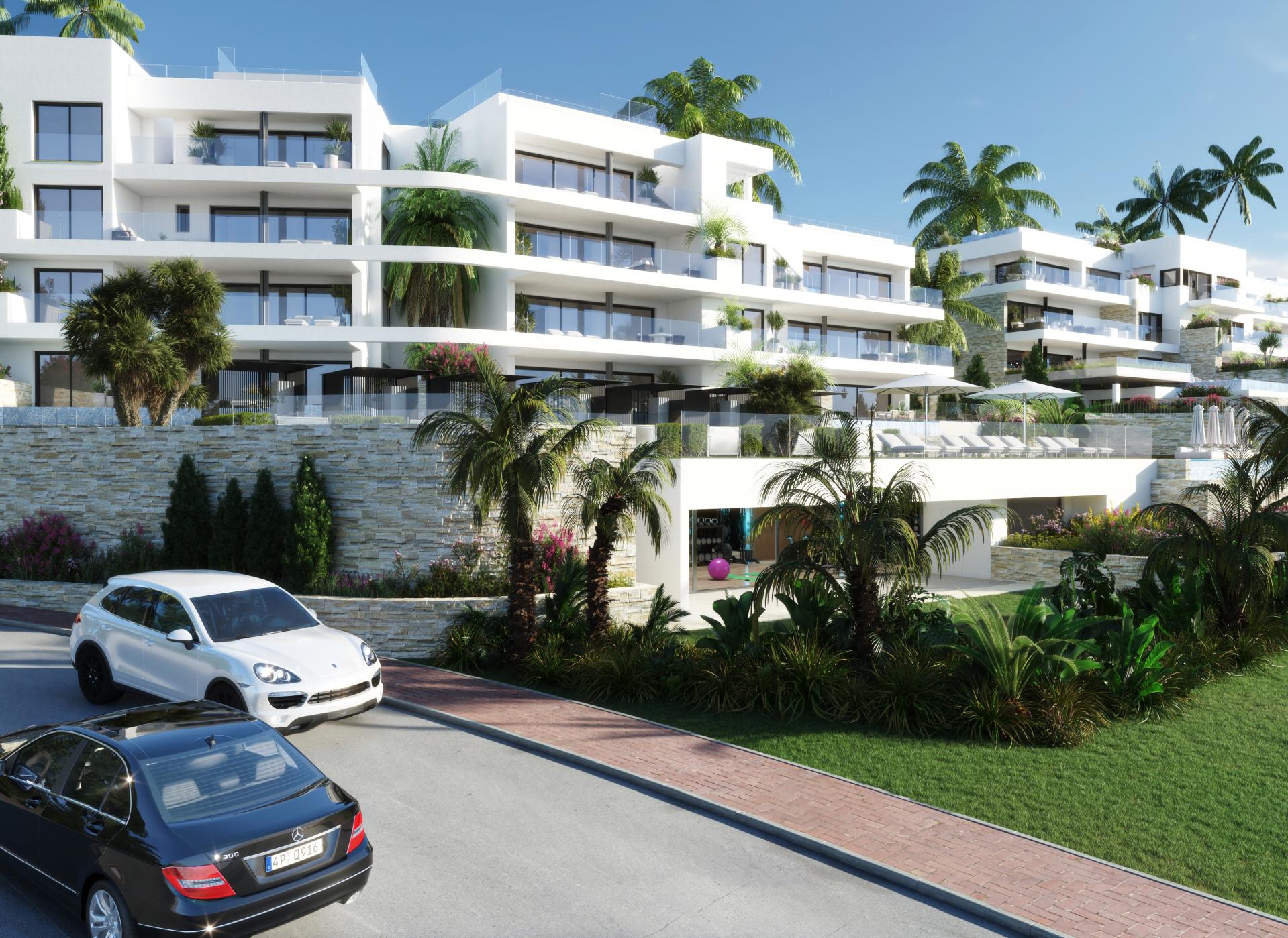 Stilvolle Penthouse-Suiten mit privatem Pool am Golfplatz Las Colinas in Medvilla Spanje