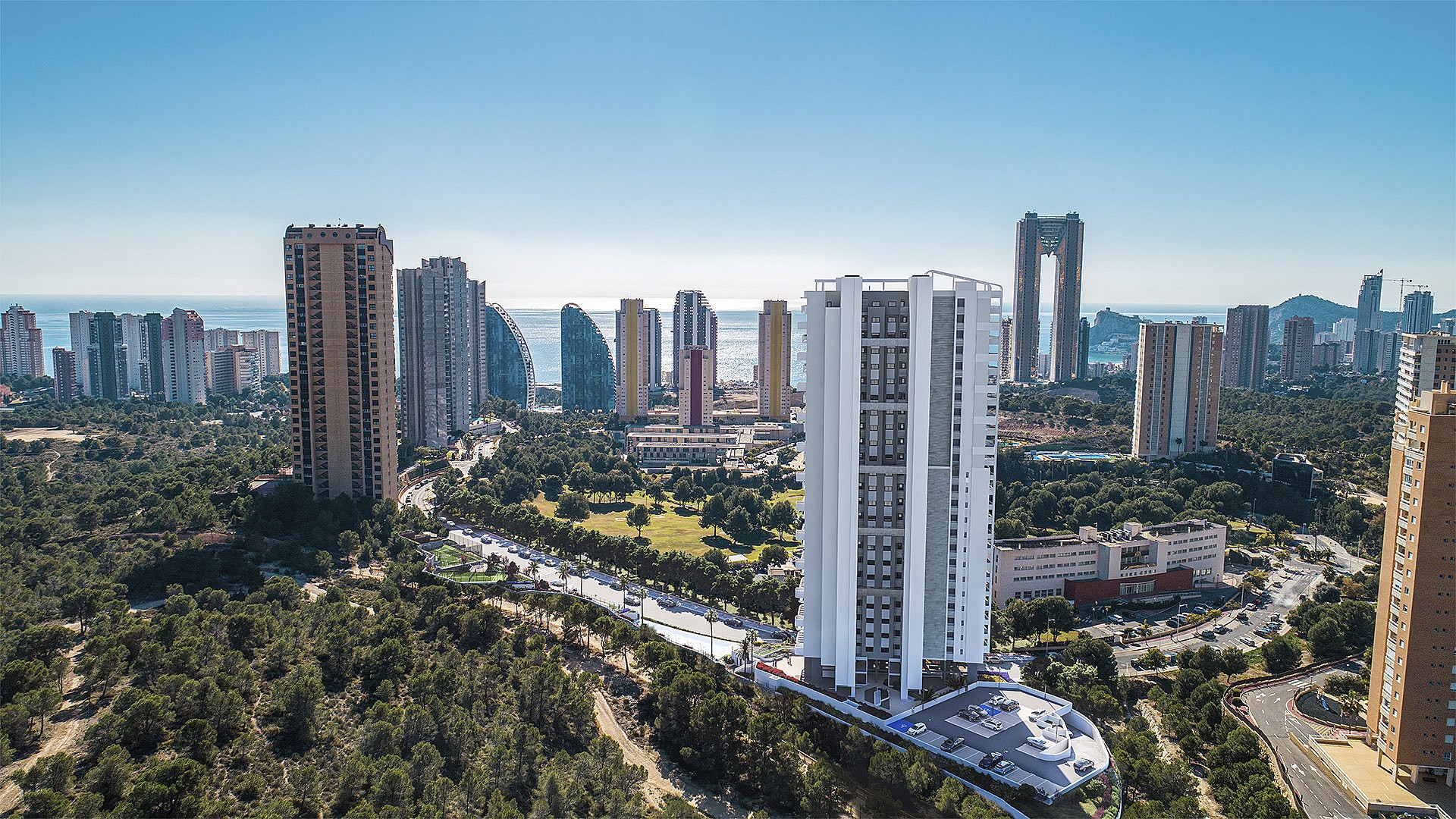 2 !bedroom Apartment mit Terrasse ! EN Benidorm in Medvilla Spanje