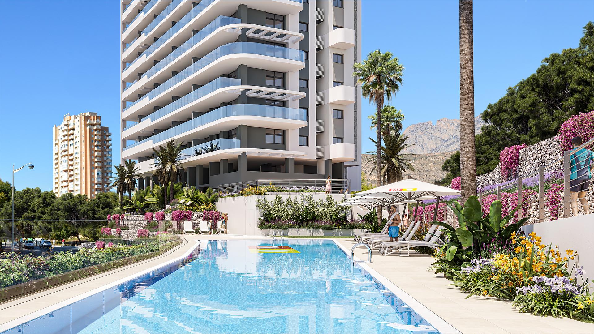 3 Schlafzimmer Apartment mit Terrasse In Benidorm - Neubau in Medvilla Spanje