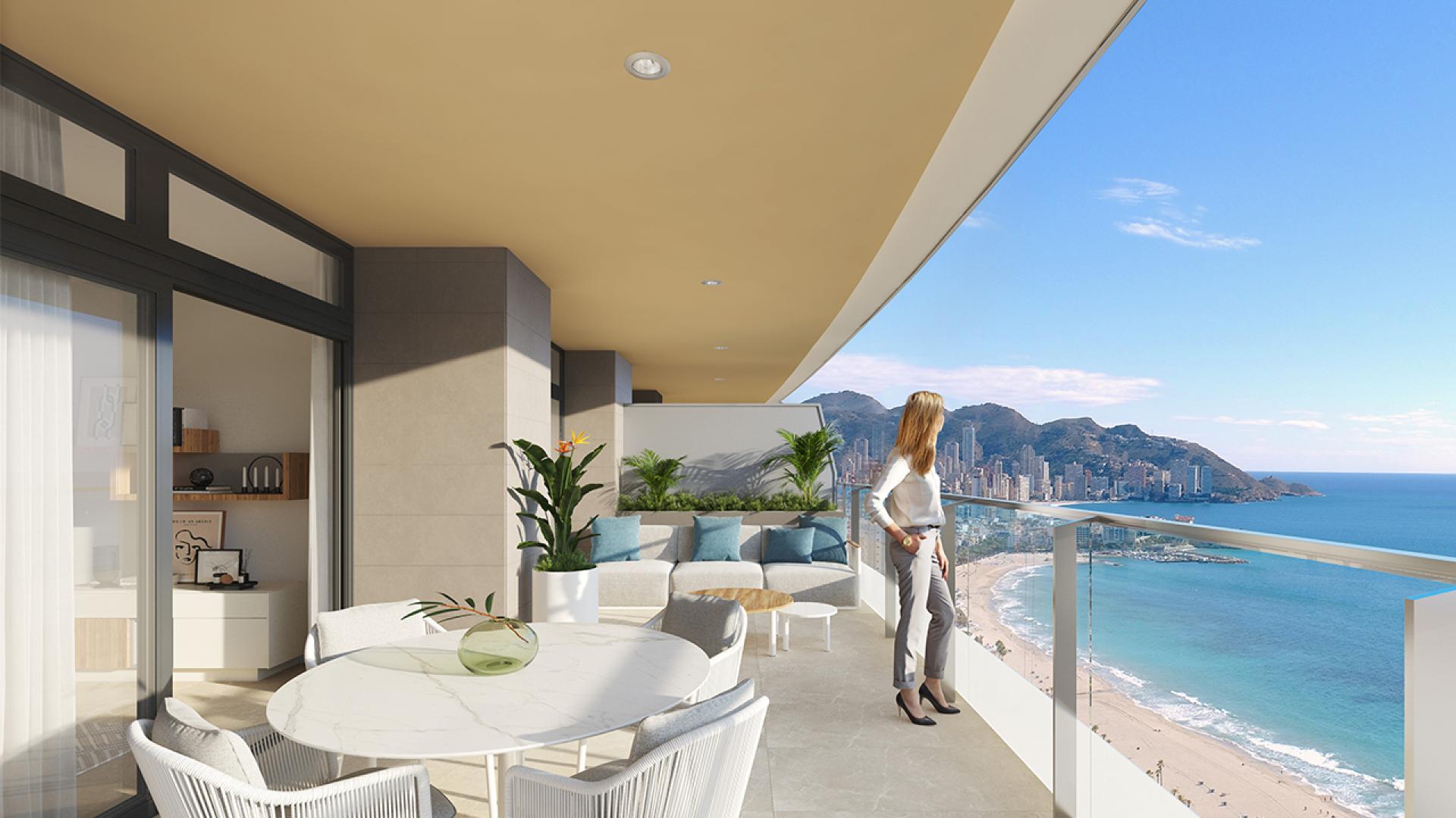 3 Schlafzimmer Wohnung mit Dachterrasse In Benidorm - Neubau in Medvilla Spanje