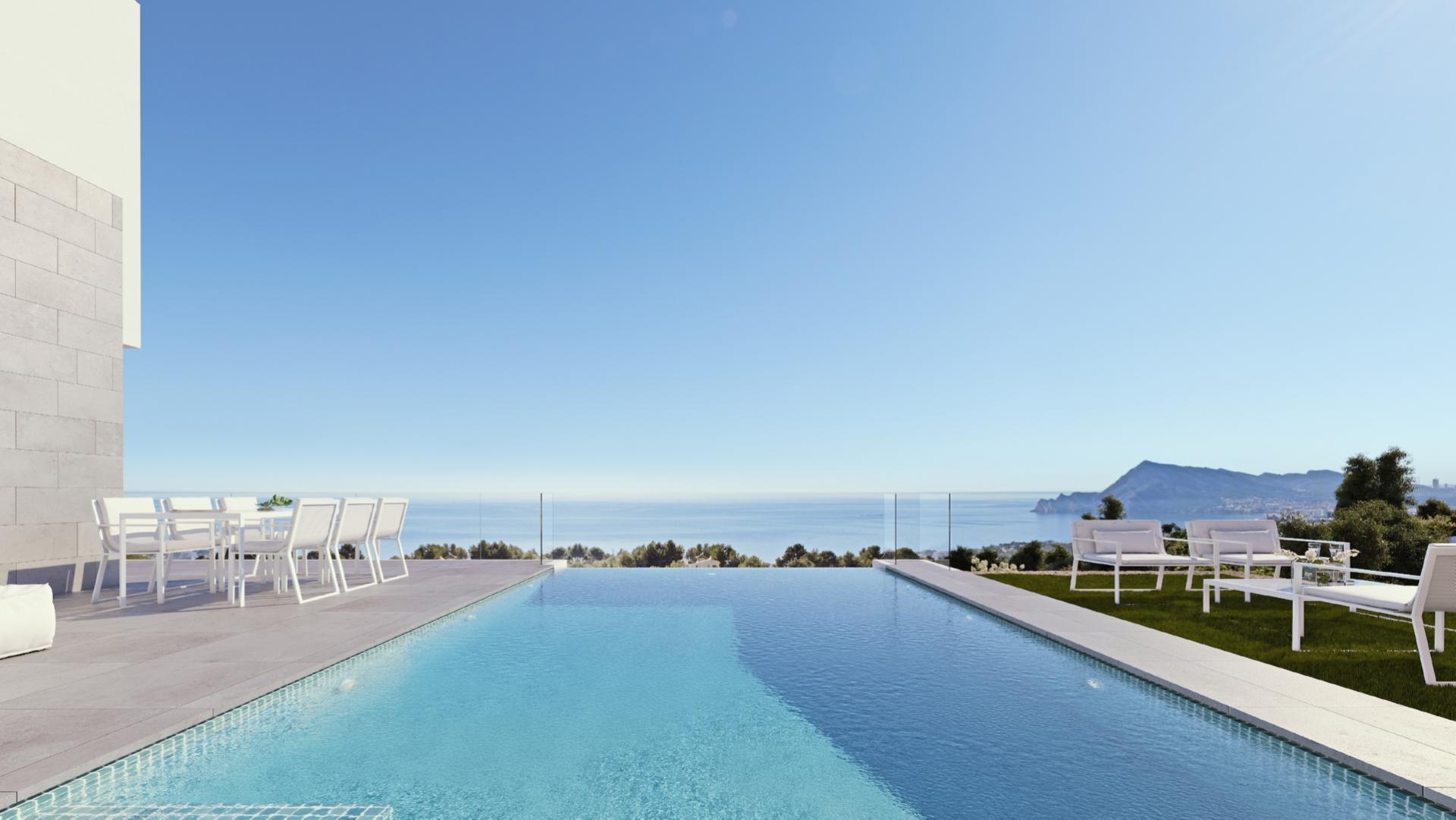 Top-Villa in exklusiver Gegend des angesagten Badeortes Altea in Medvilla Spanje