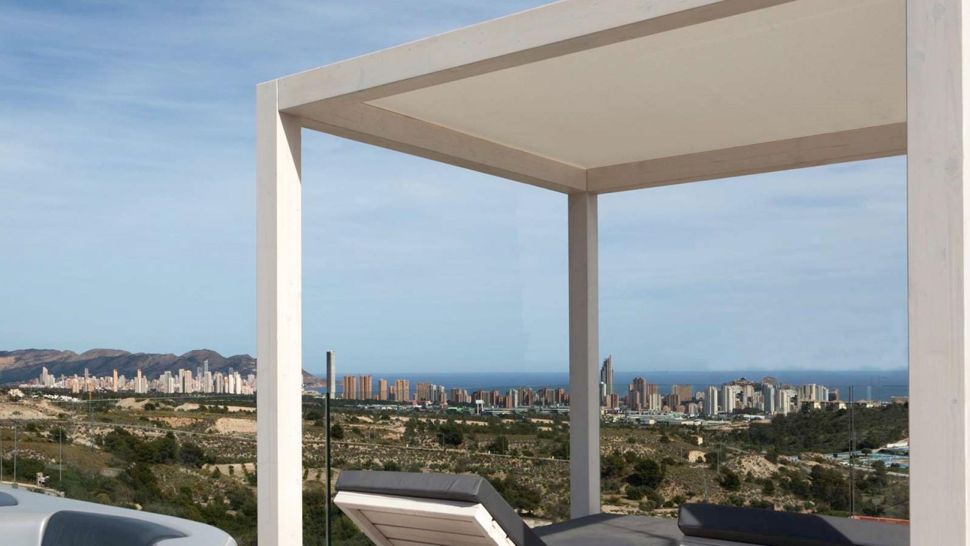 Luxusvilla mit Meerblick in Balcon de Finestrat – Benidorm in Medvilla Spanje