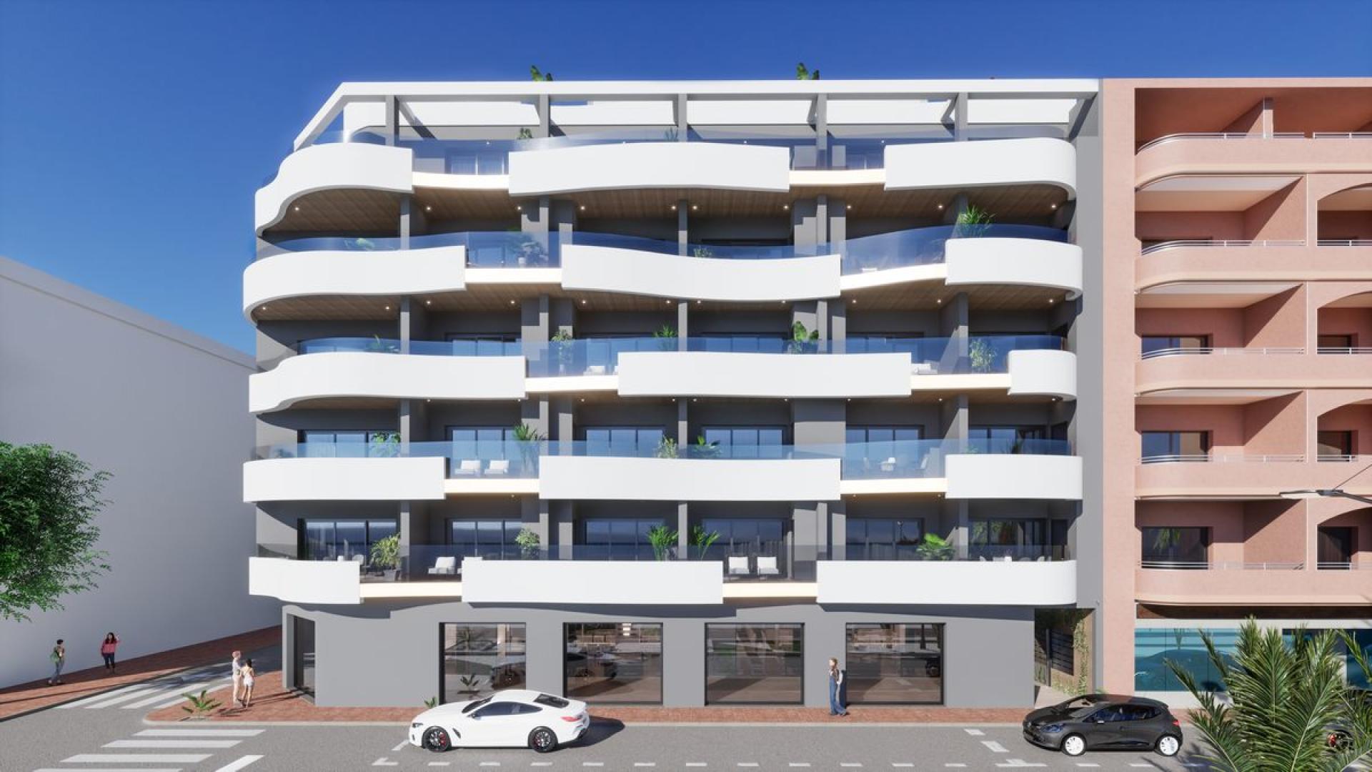 2 Schlafzimmer Wohnung mit Dachterrasse In Torrevieja - Neubau in Medvilla Spanje