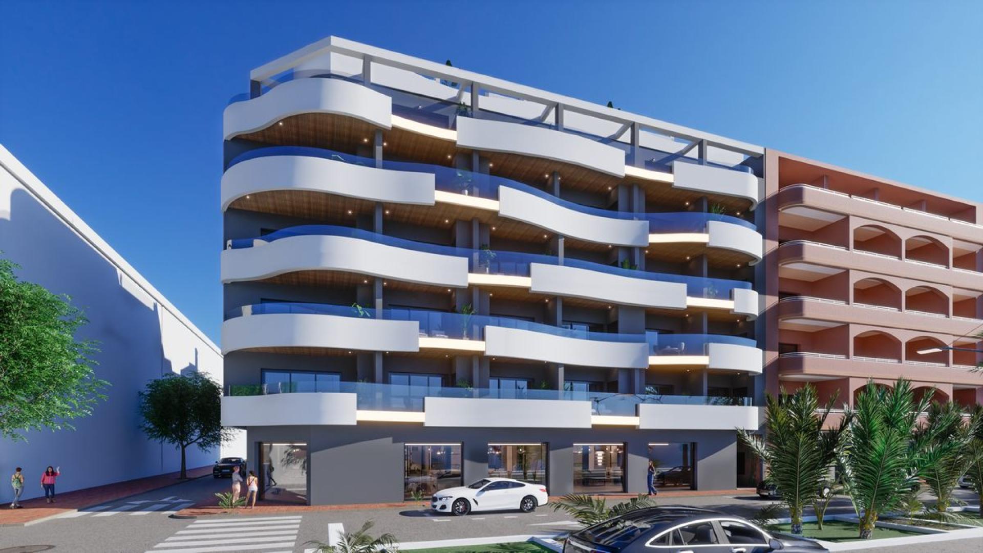 3 Schlafzimmer Apartment mit Terrasse In Torrevieja - Neubau in Medvilla Spanje