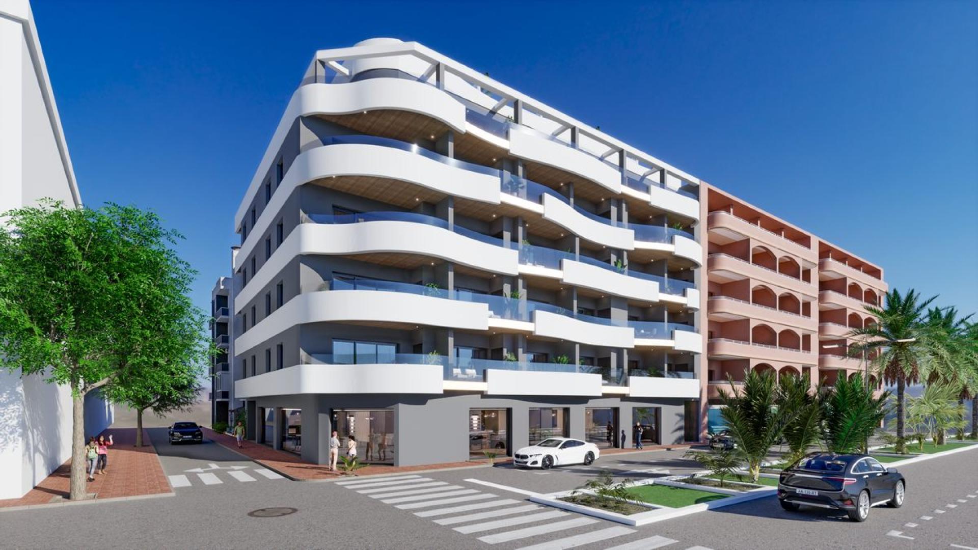 3 Schlafzimmer Apartment mit Terrasse In Torrevieja - Neubau in Medvilla Spanje