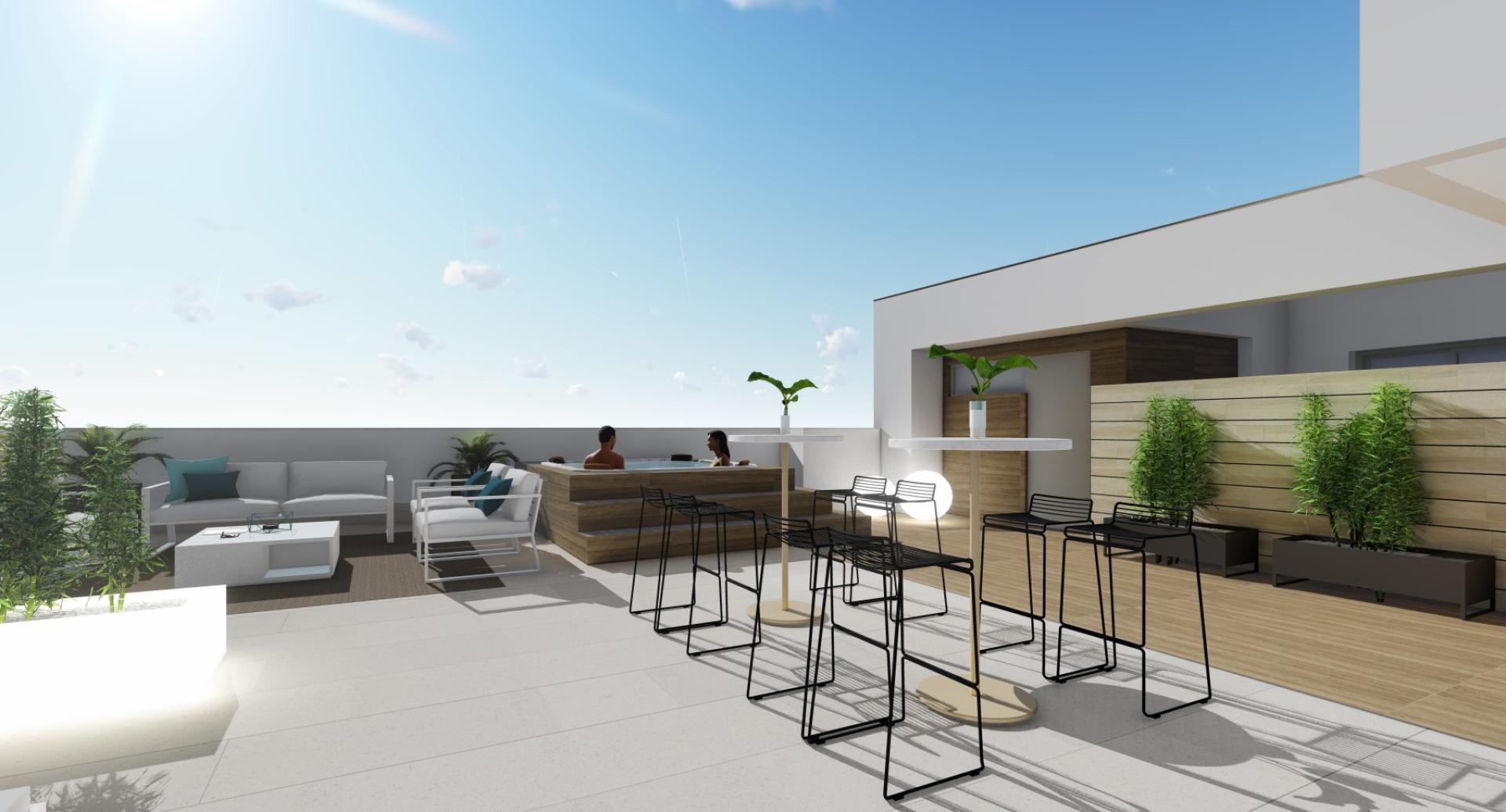 1 Schlafzimmer Apartment mit Terrasse In Torrevieja - Neubau in Medvilla Spanje