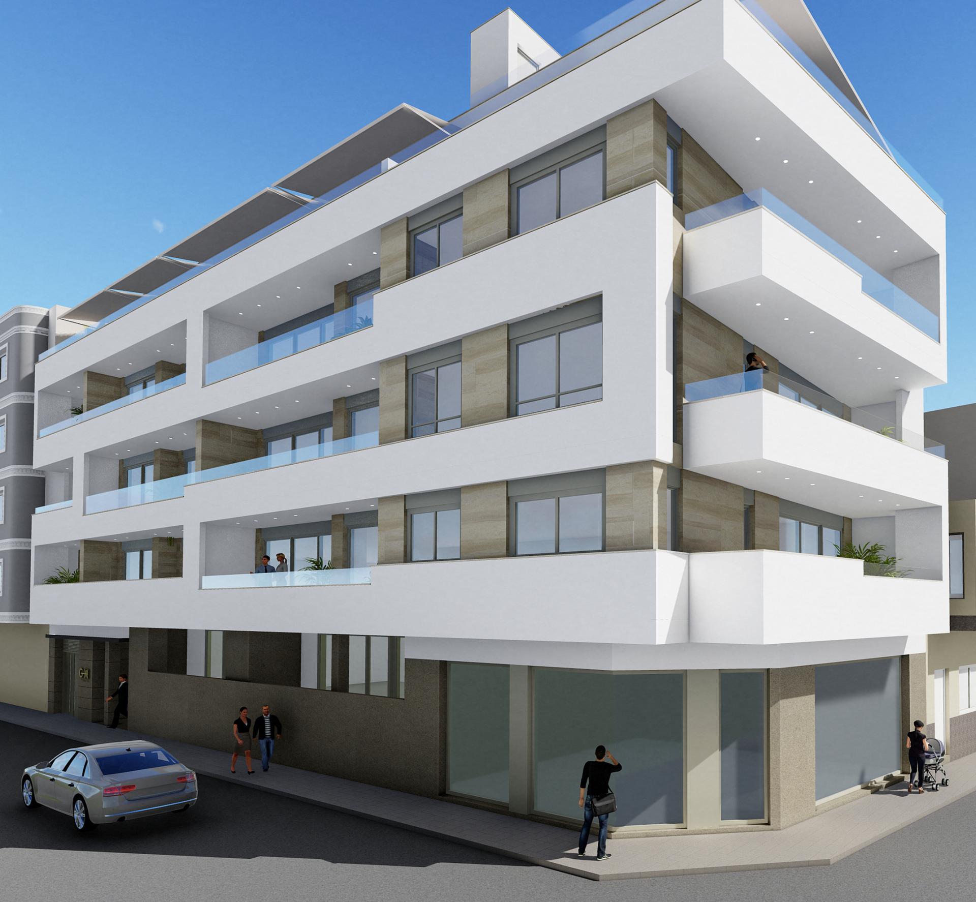 3 Schlafzimmer Apartment mit Terrasse In Torrevieja - Neubau in Medvilla Spanje