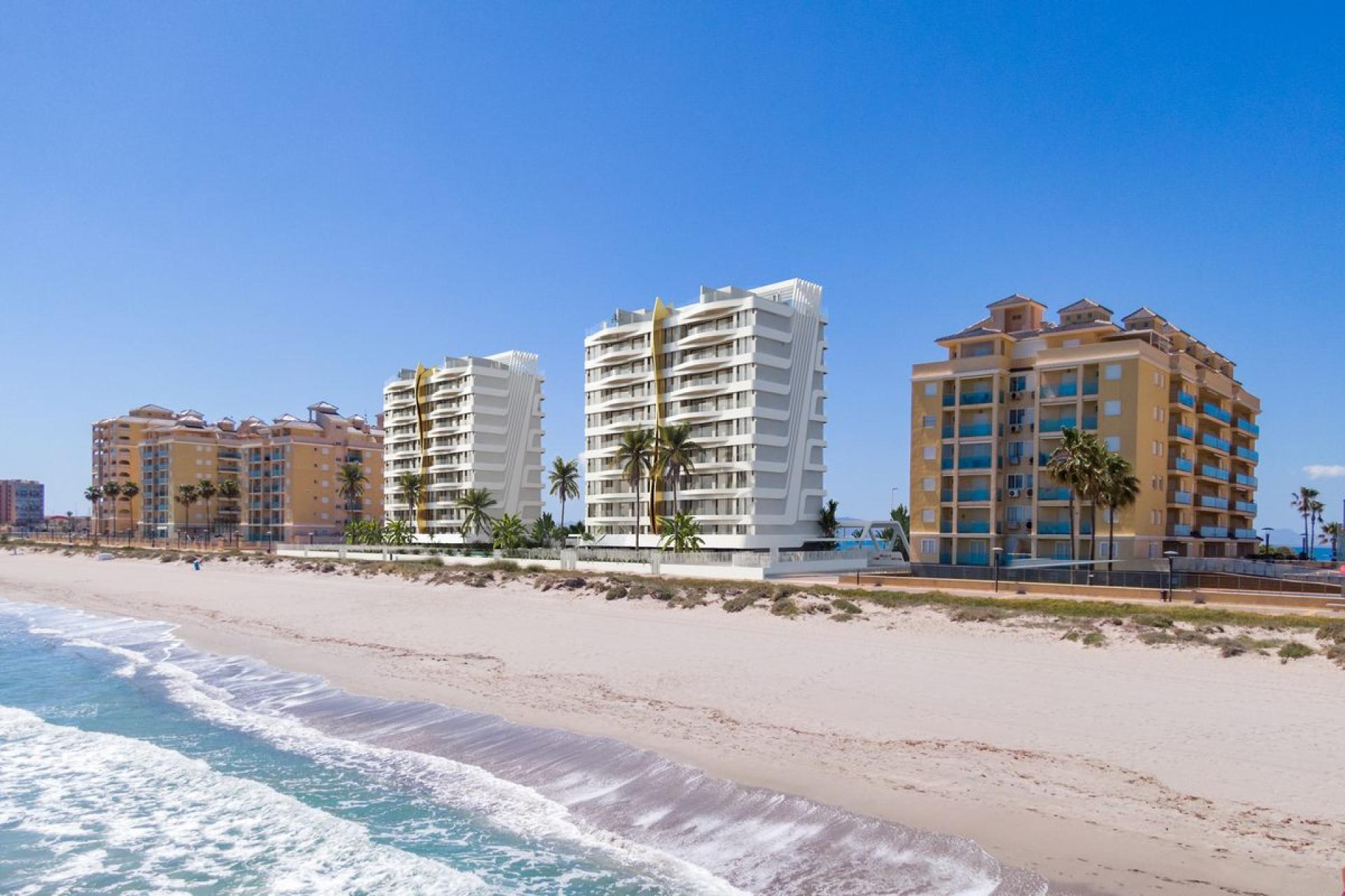 3 Schlafzimmer Wohnung mit Dachterrasse In La Manga Del Mar Menor - Neubau in Medvilla Spanje