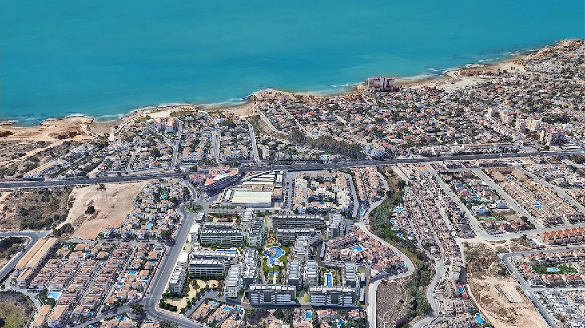 Apartments 500 m vom Strand entfernt in Playa Flamenca, Orihuela in Medvilla Spanje