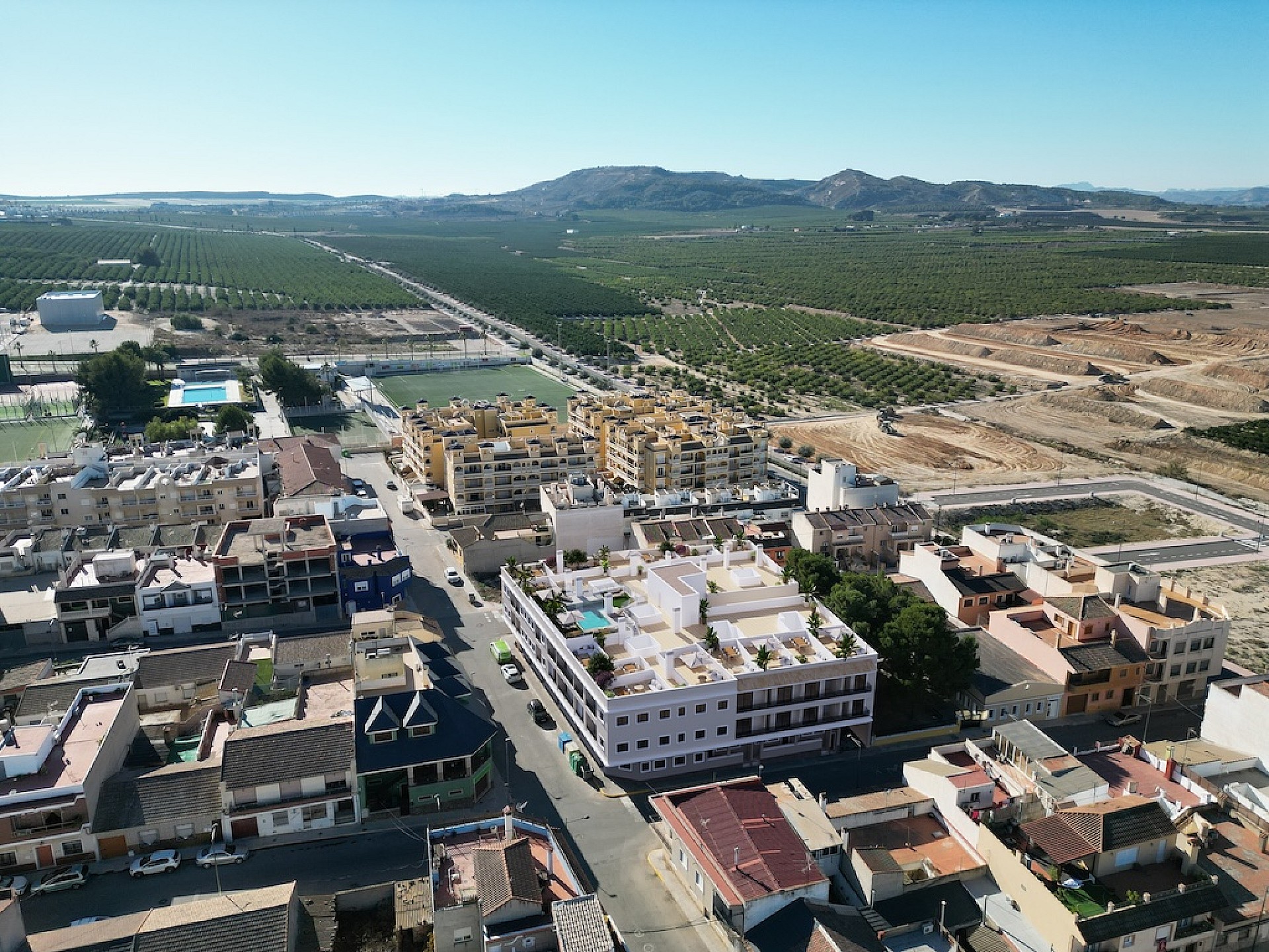 2 Schlafzimmer Wohnung mit Dachterrasse In Algorfa - Neubau in Medvilla Spanje