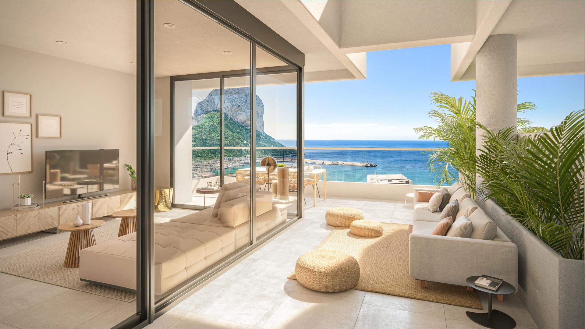 1 Schlafzimmer Apartment mit Terrasse In Calpe - Neubau in Medvilla Spanje