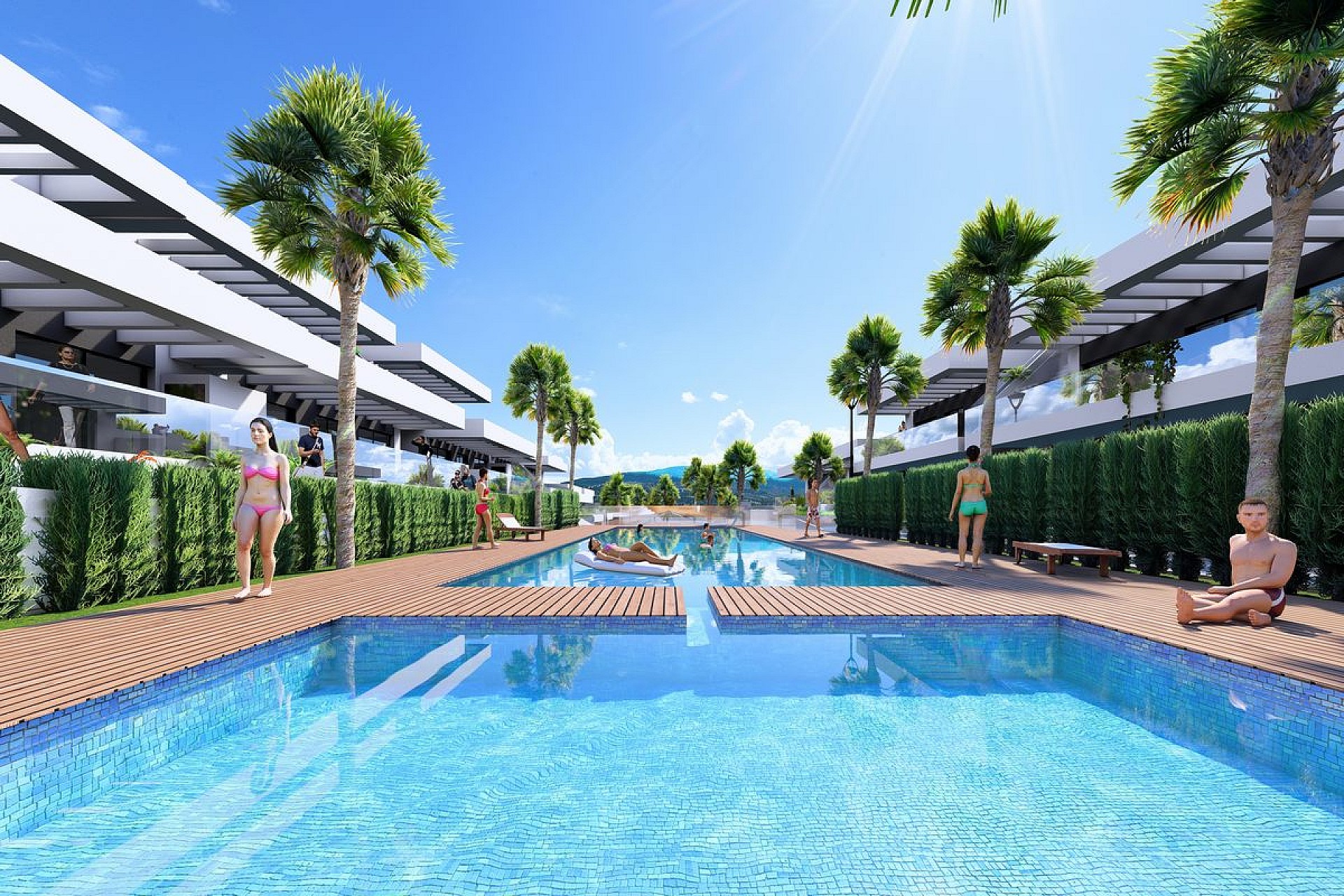 2 Schlafzimmer Wohnung mit Garten In La Finca Golf - Neubau in Medvilla Spanje