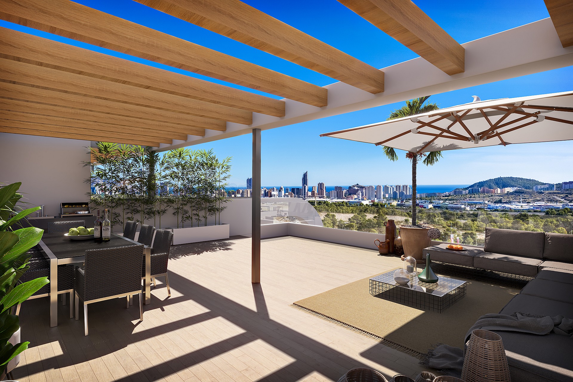 3 Schlafzimmer Wohnung mit Dachterrasse In Finestrat - Neubau in Medvilla Spanje