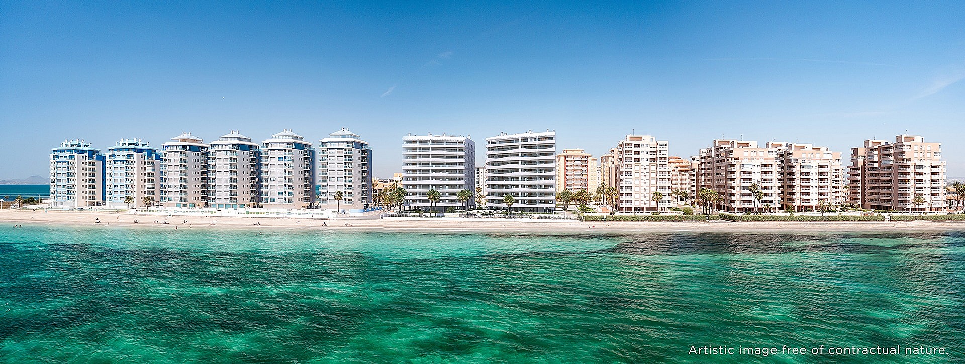 1 Schlafzimmer Apartment mit Terrasse In La Manga Del Mar Menor - Neubau in Medvilla Spanje