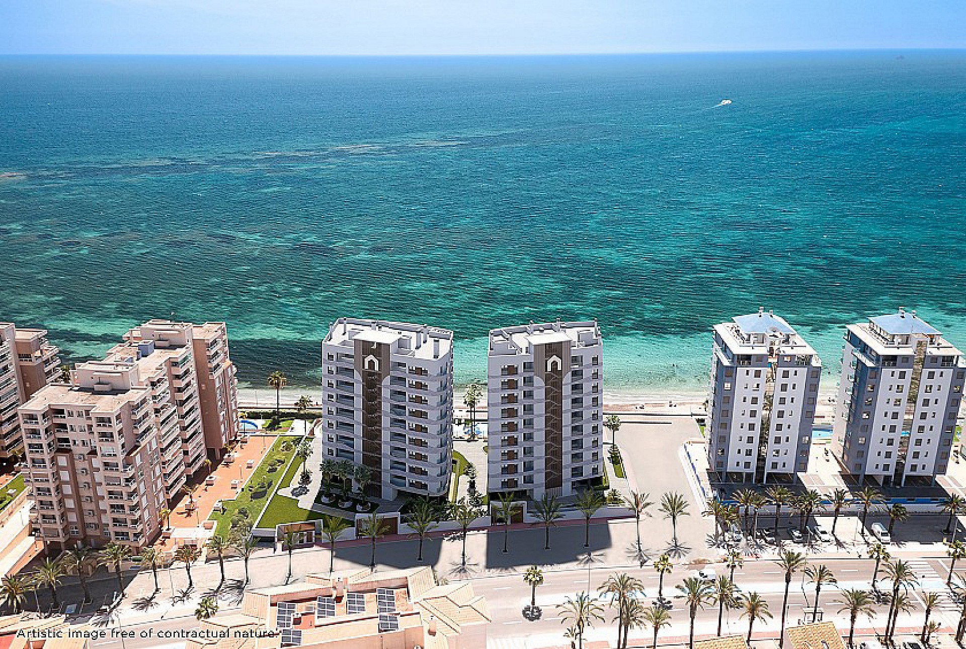 1 Schlafzimmer Apartment mit Terrasse In La Manga Del Mar Menor - Neubau in Medvilla Spanje