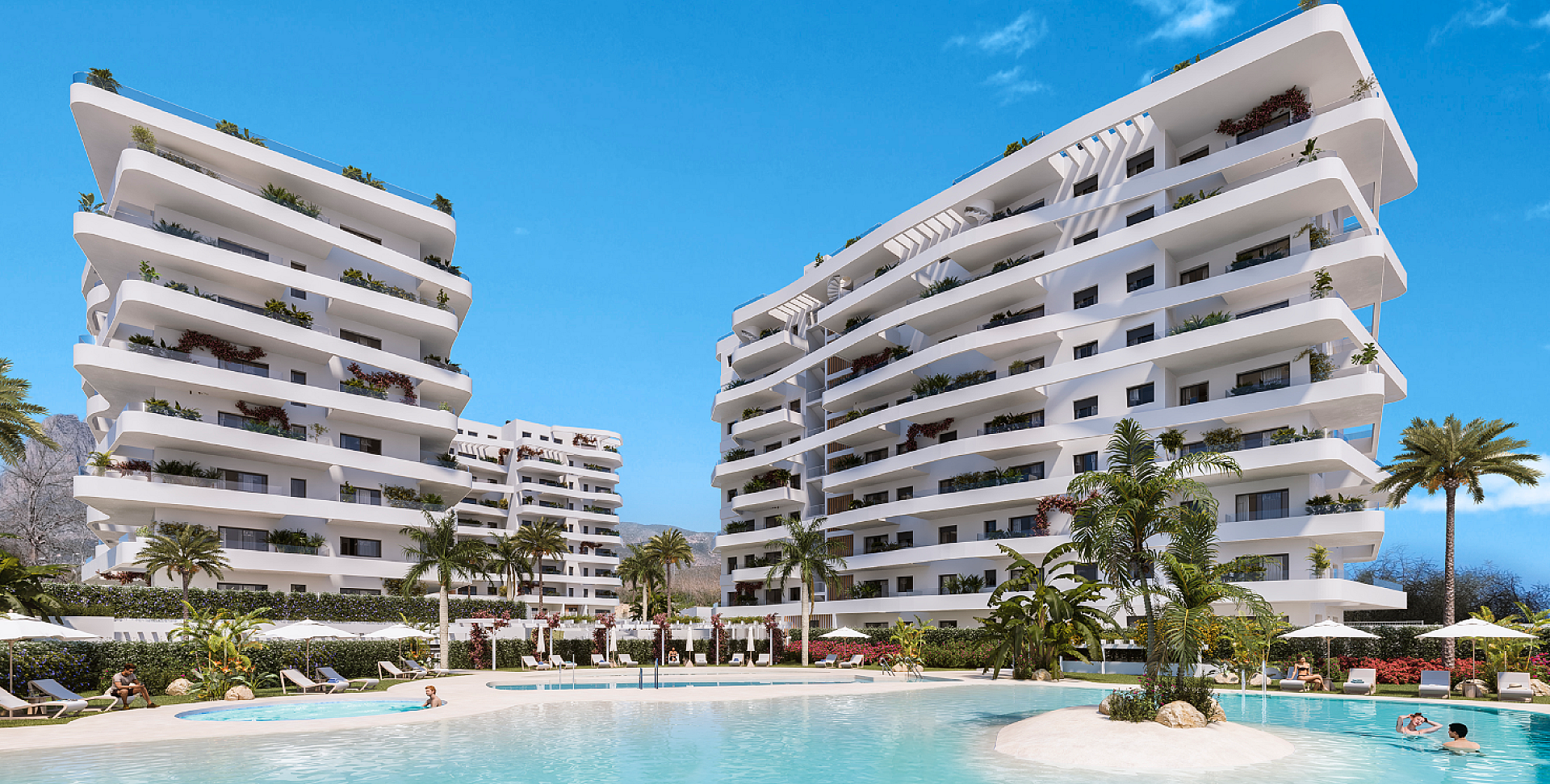 1 Schlafzimmer Wohnung mit Dachterrasse In Villajoyosa in Medvilla Spanje