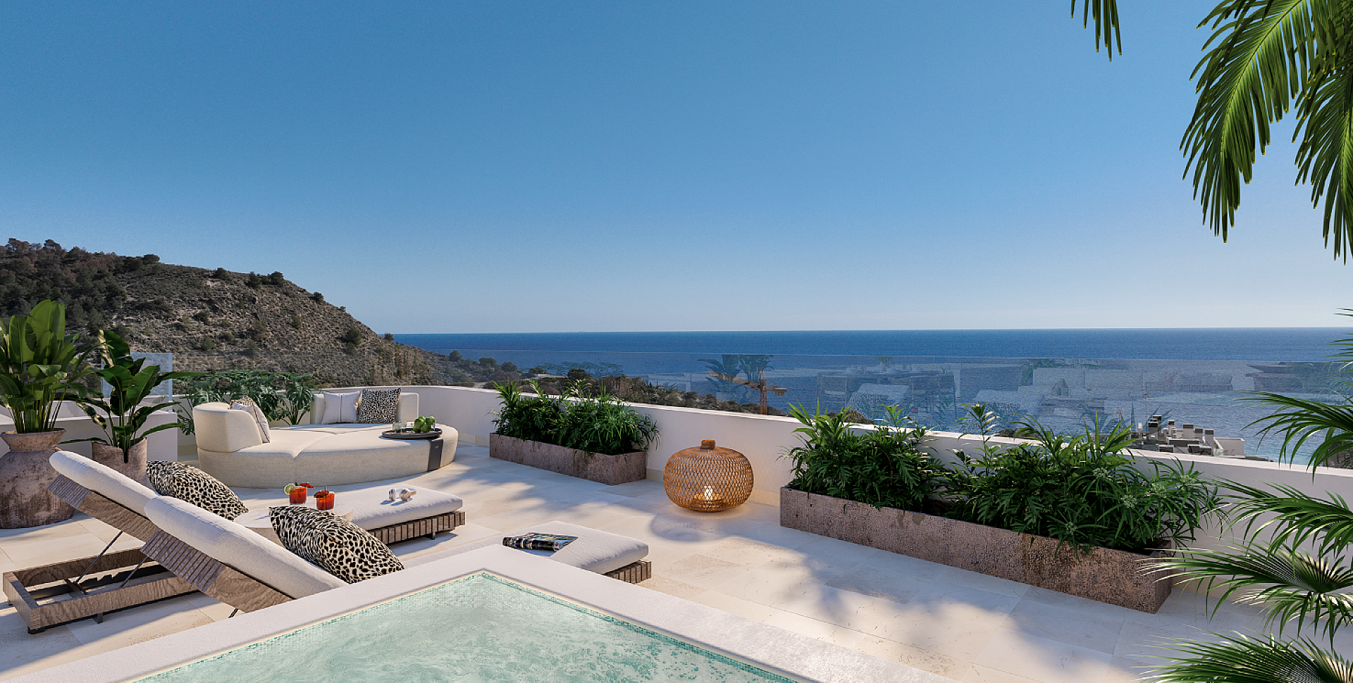 1 Schlafzimmer Wohnung mit Dachterrasse In Villajoyosa in Medvilla Spanje