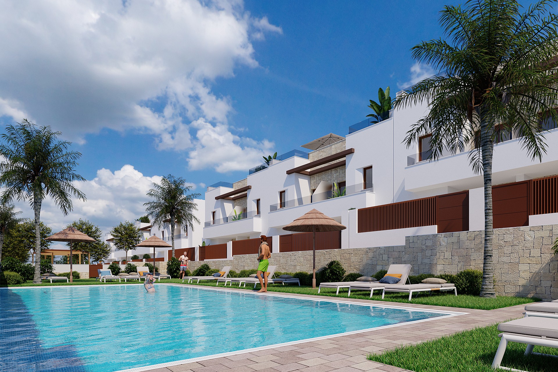 3 Schlafzimmer Reihenhäuser In Vistabella Golf in Medvilla Spanje