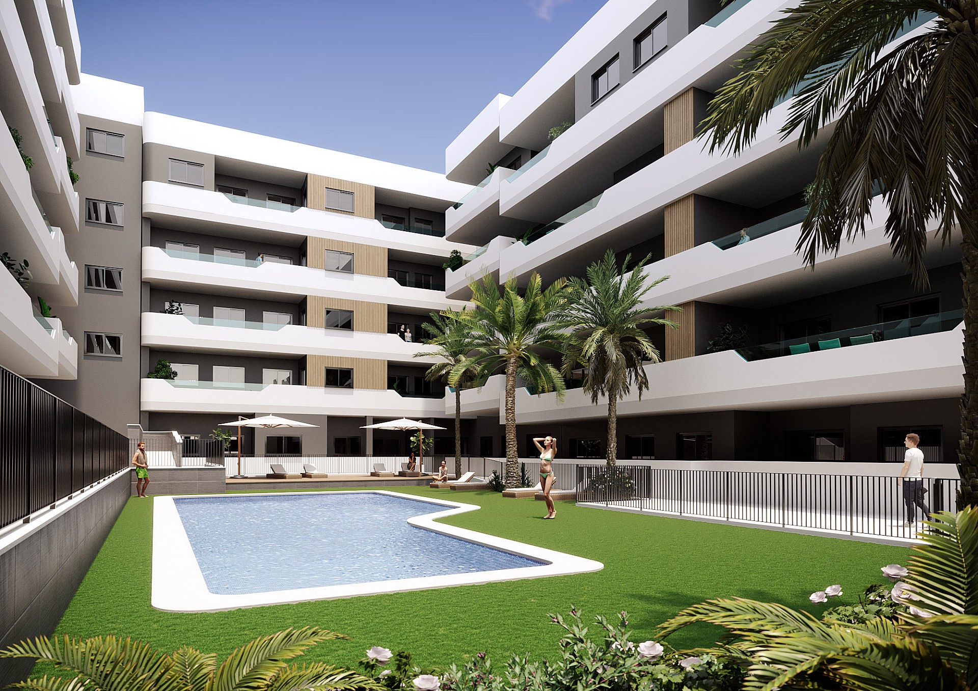 1 !bedroom Apartment mit Terrasse ! EN Santa Pola in Medvilla Spanje