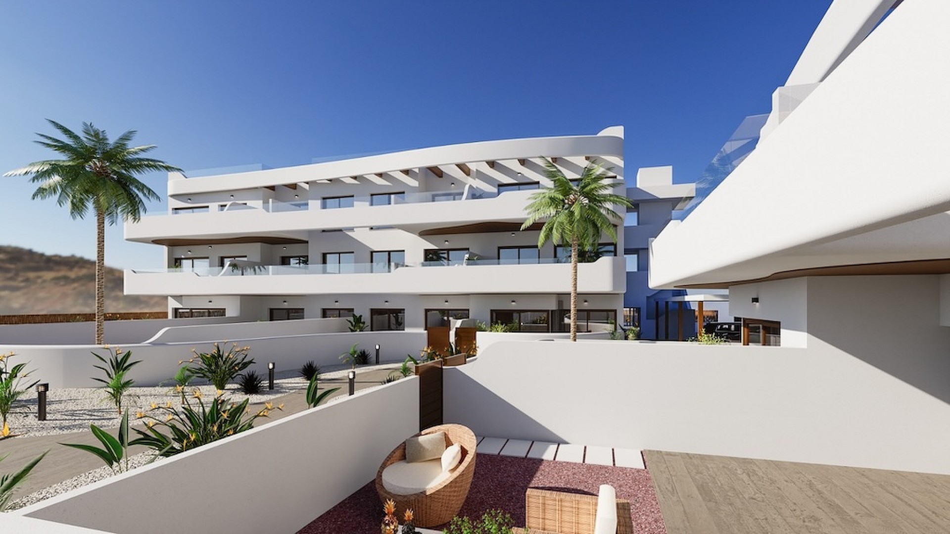 3 Schlafzimmer Wohnung mit Dachterrasse In Los Alcazares in Medvilla Spanje