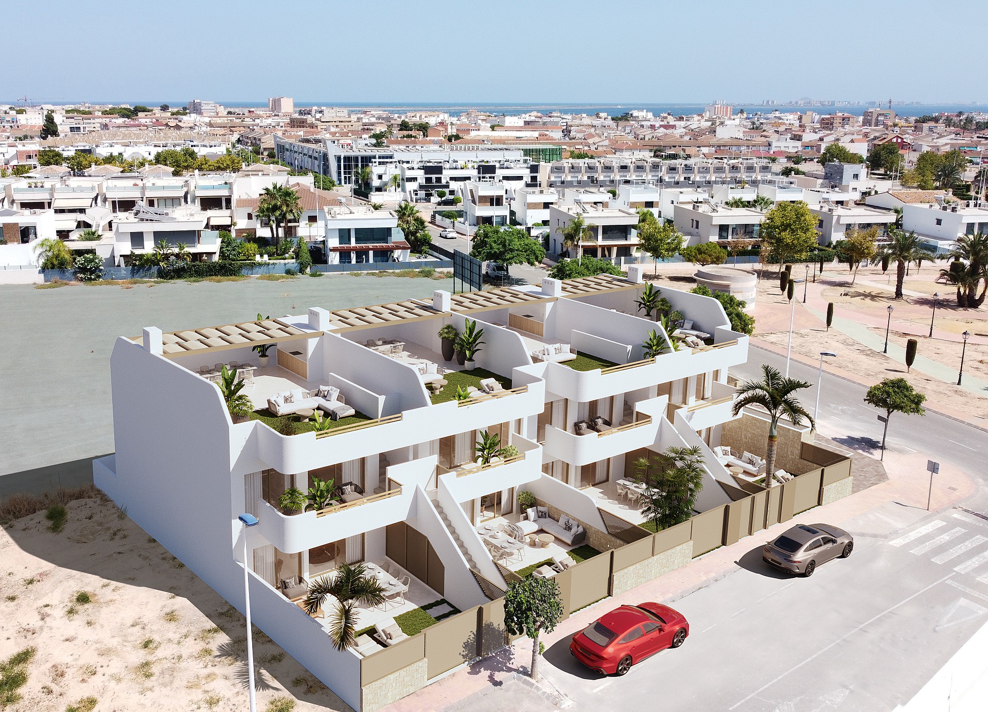 3 Schlafzimmer Wohnung mit Garten In San Pedro Del Pinatar in Medvilla Spanje